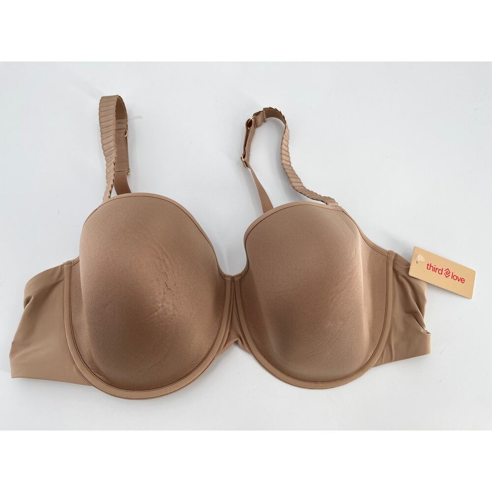 NWT Thirdlove 24/7 Classic T-Shirt Bra Sz 42C Taupe Underwire
